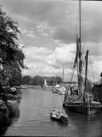 REGATTA DAY  YACHTS ON RIVER WAVENEY